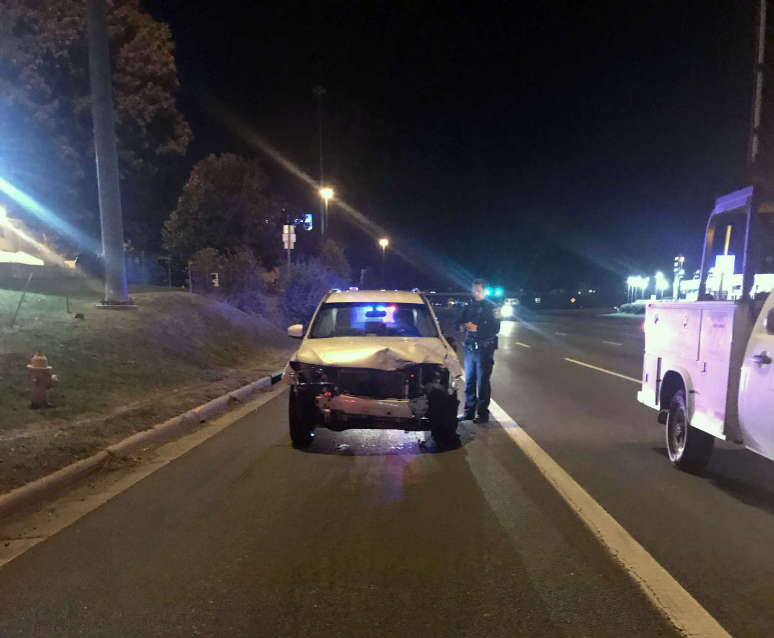 A Virginia man has been arrested and charged with a DUI and one felony count for a hit-and-run following a fatal three-car collision on Interstate 66 early Sunday morning. (Courtesy Alfredo Panameno)