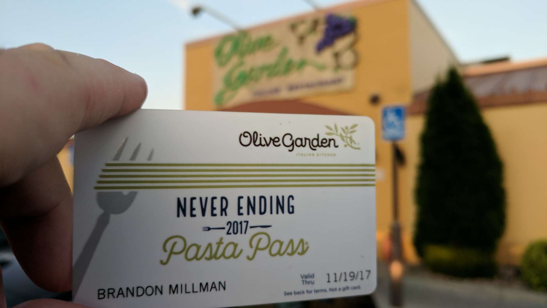 The Columbus, Ohio, Olive Garden. (WTOP/Brandon Millman)