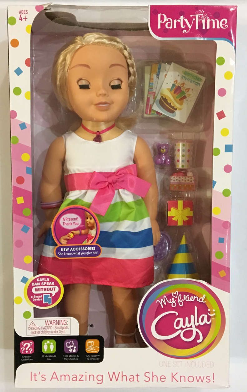 Consumer groups have filed a complaint with the Federal Trade Commission, alleging the Cayla doll, which improperly collects personal information, such as audio files of the child’s voice, name, location and IP address. (Courtesy U.S. PIRG)