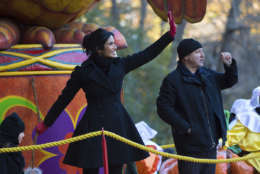 Padma Lakshmi appears at the 91st Macy's Thanksgiving Day Parade on Thursday, Nov. 23, 2017, in New York. (Photo by Scott Roth/Invision/AP)
