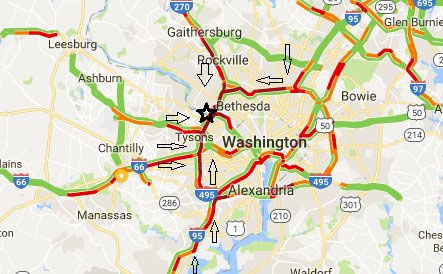 One Of The Worst Morning Rush Hours Snarls Dc Area Traffic Wtop