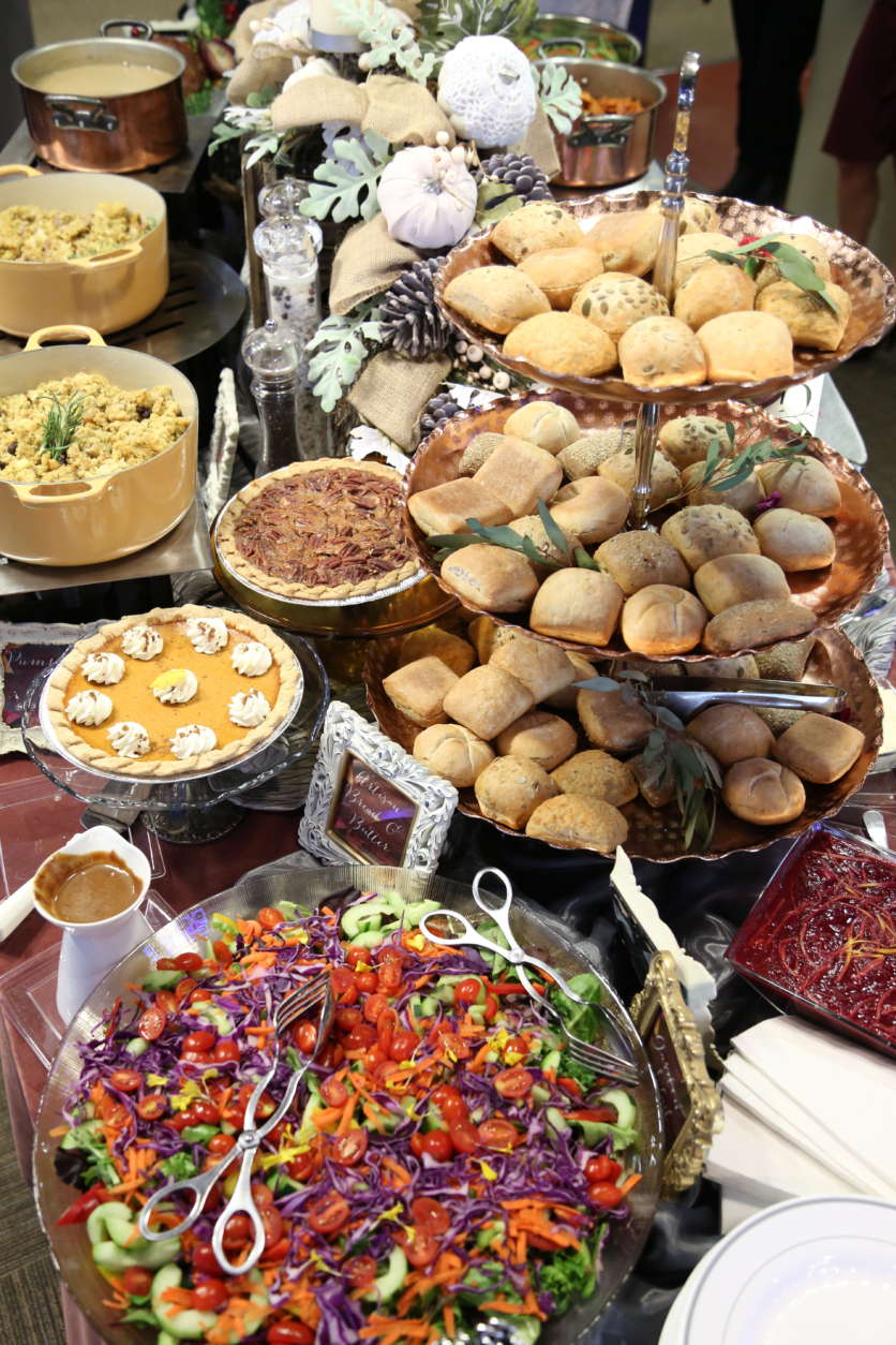 An array of food both pleasing to the eye and the tastebuds! (WTOP/Omama Altaleb)