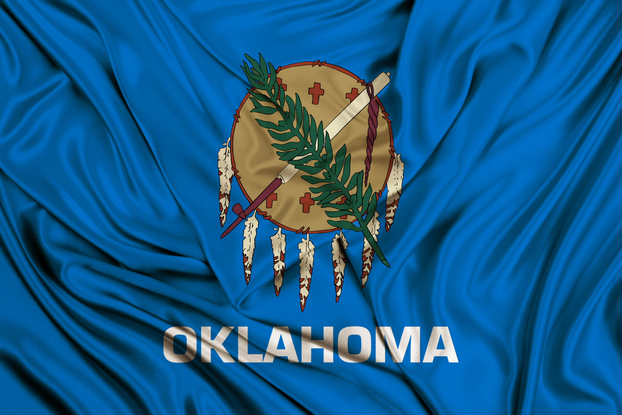 Oklahoma flag, US State Flag, USA
