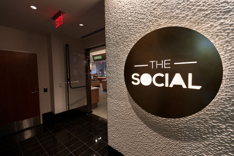 Hilton calls the news public space "The Social." (Courtesy Hilton Hotels)