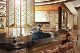 The new Octagon Bar, a prohibition-style mixology bar, will serve old classic-style cocktails. (Rendering courtesy Mike Isabella Concepts/Streetsense)