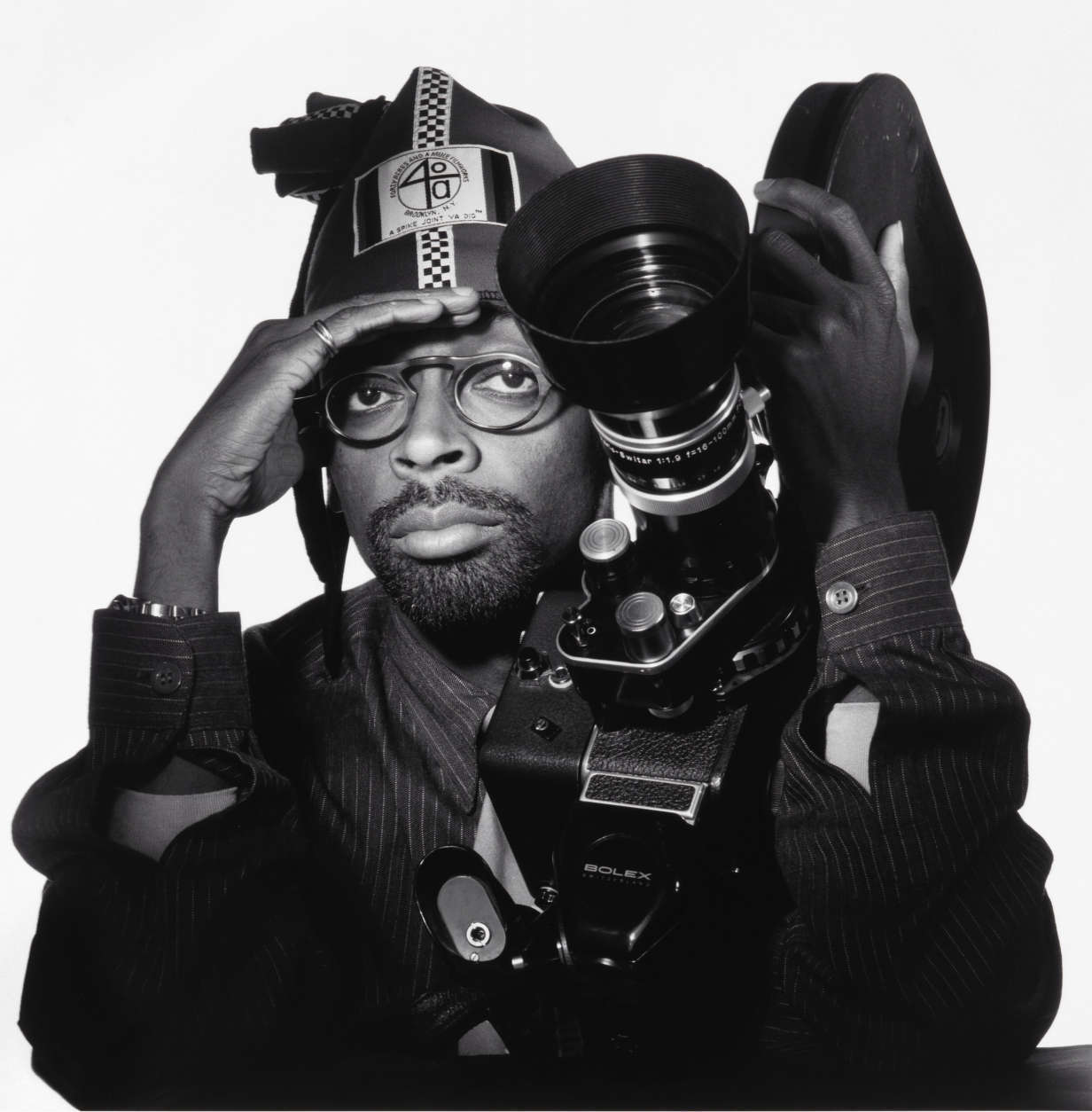 Jesse Frohman created this portrait of Spike Lee using injket print on paper in 1990. (Courtesy National Portrait Gallery)