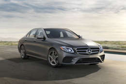 Mercedes-Benz picked up a  Top Safety Pick+ award with its E-Class sedan. (Courtesy Mercedes-Benz)