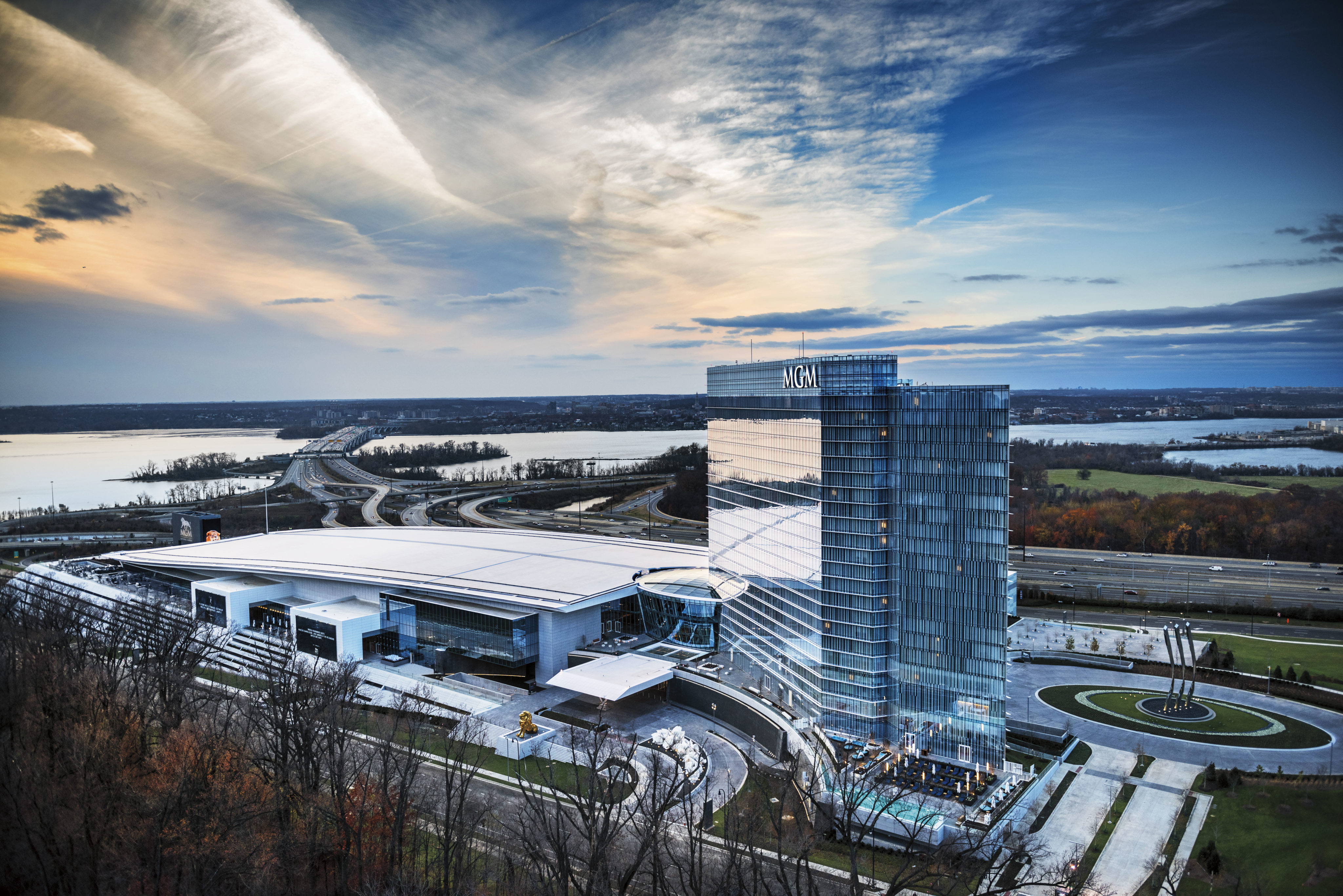 Photos MGM National Harbor S 1st Year WTOP   Aerial Close Up 4096x2734 