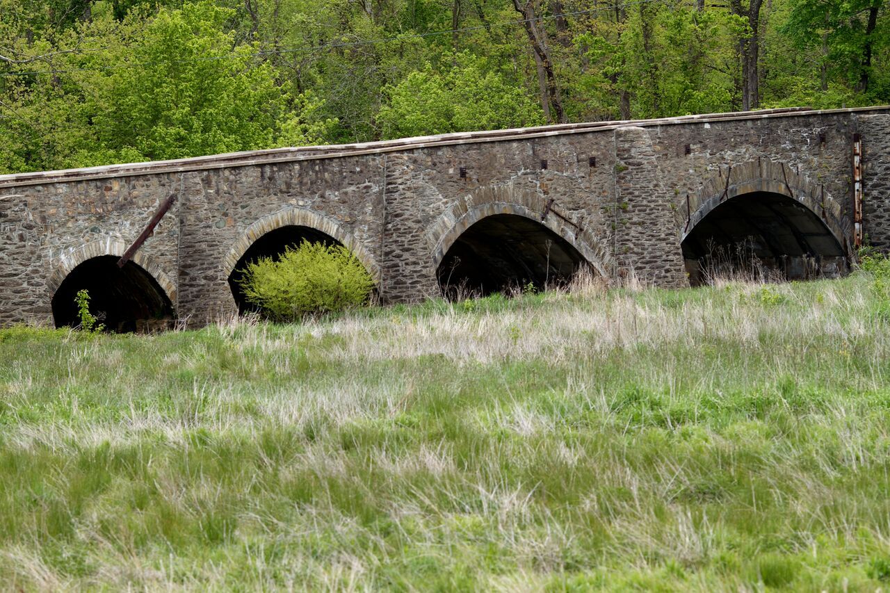View of Goose Creek Bridge, among the oldest in the Commonwealth of Virginia, which was featured prominently during the Battle of Upperville. In June 21, 1863, the Upperville Battlefield laid witness to a significant cavalry and artillery fight across the historic Goose Creek Bridge (Courtesy Civil War Trust).