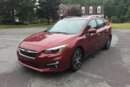 WTOP's Car Guy Mike Parris admits that the Subaru Impreza has never been his favorite car to drive. But, he says, the redesigned, fully-loaded Impreza hatch has changed his mind about the Subaru. (WTOP/Mike Parris) 