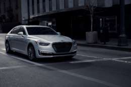 The Genesis G90 also picked up a Top Safety Pick+ award. (Courtesy Genesis)
