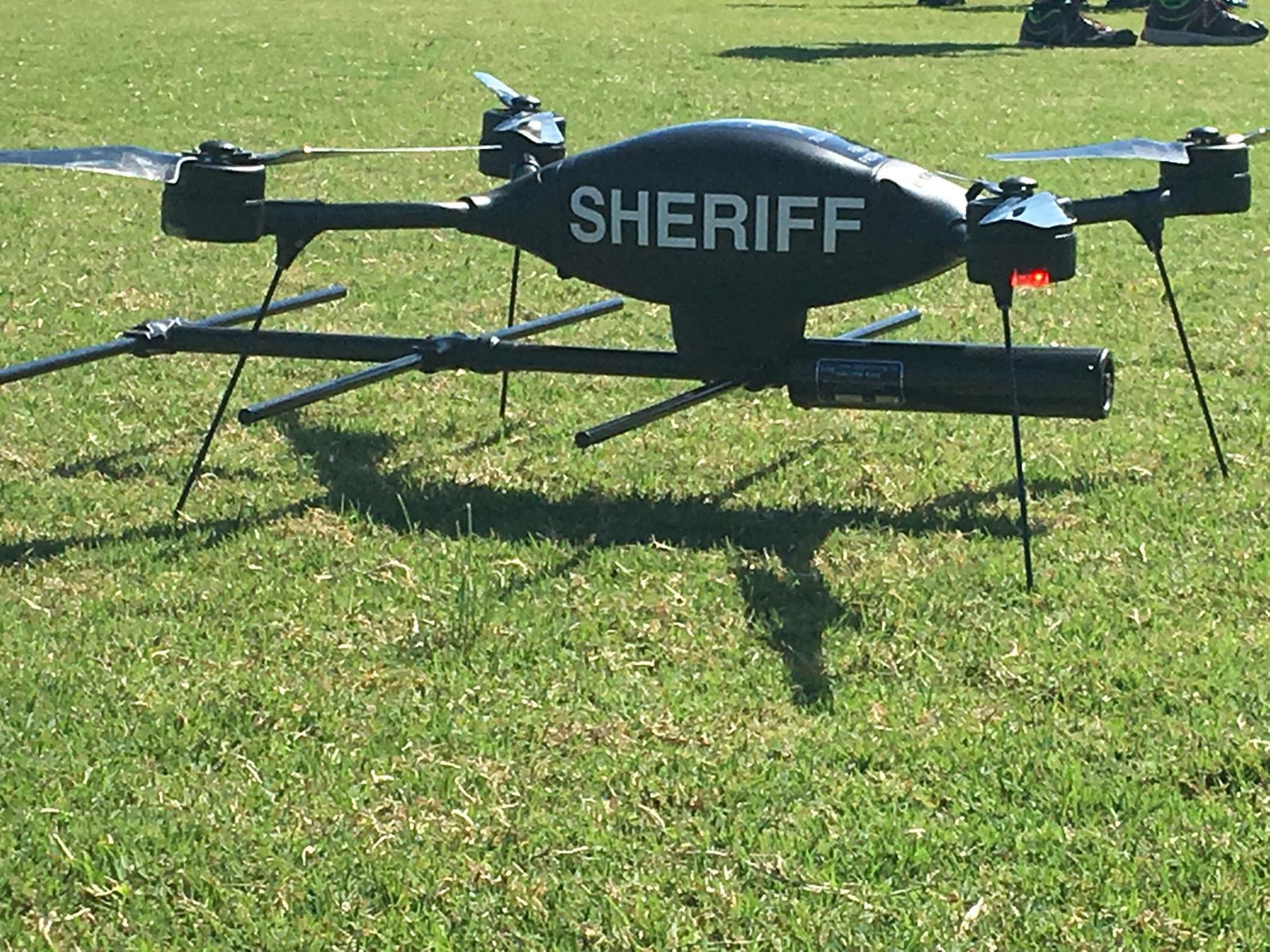 The drone has features not found on drones available for commercial purchase, including infrared video for finding someone during night time hours. (Courtesy Loudoun County Sheriff's Office)