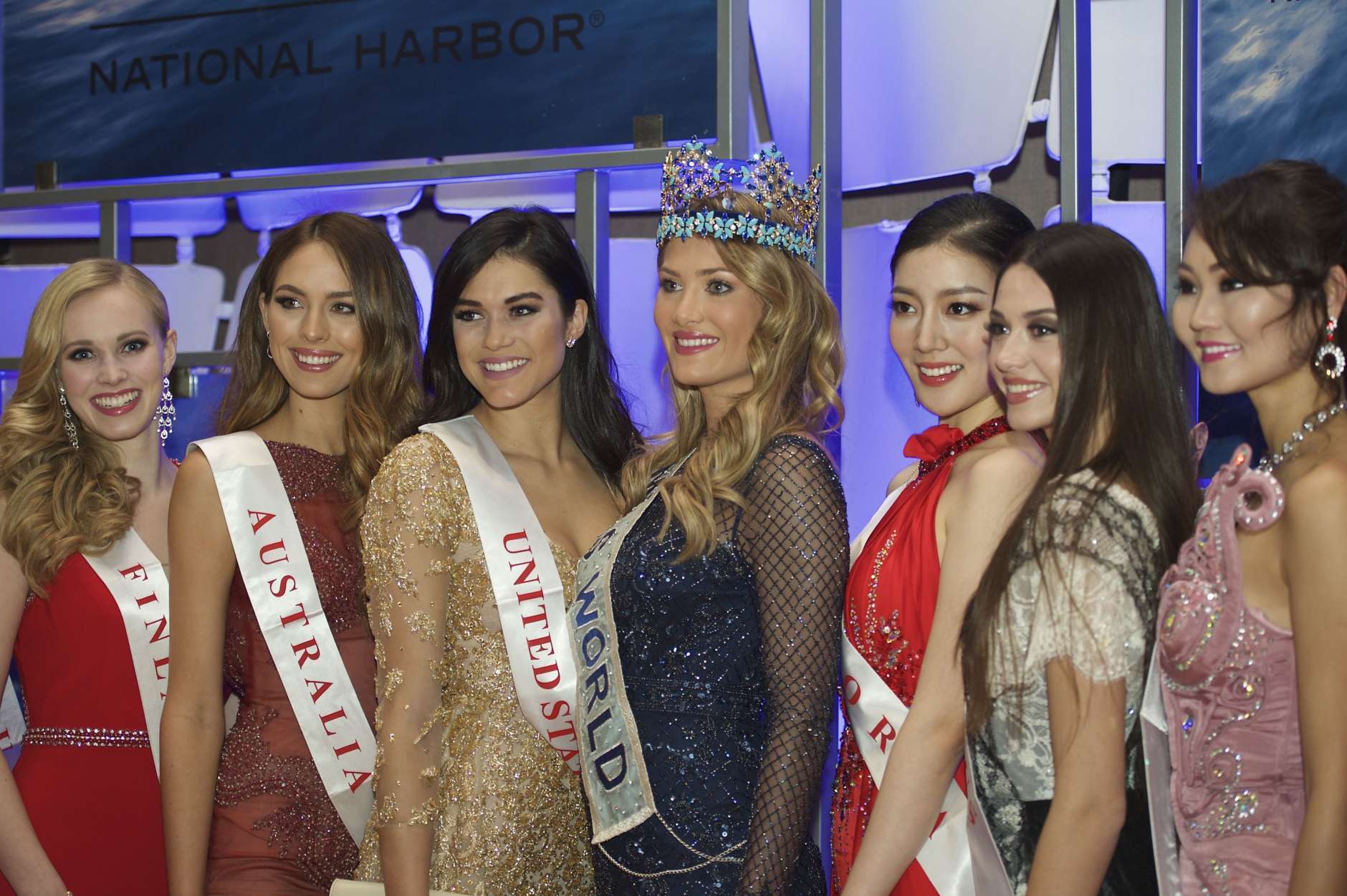 Miss World 2016 and contestants at MGM National Harbor. (Courtesy MGM National Harbor)