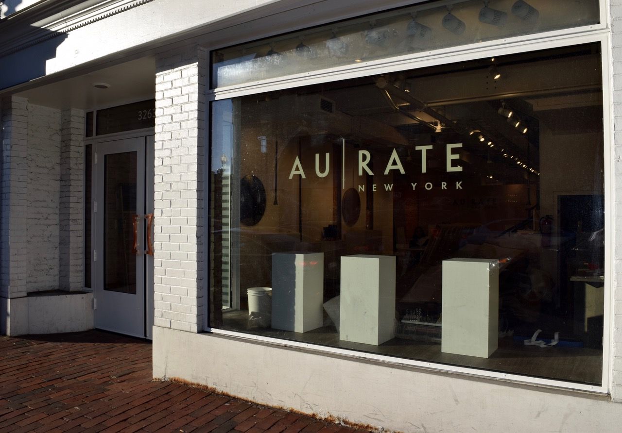 In early November, jewelers AUrate New York opened its first D.C. pop-up at 3263 M Street, NW and will be open until at least March. (EastBanc Inc., Jamestown LP and Acadia Realty Trust)