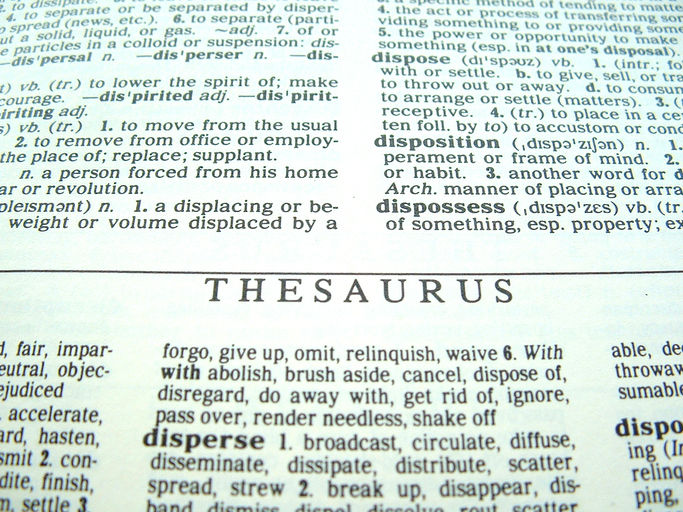 old thesaurus