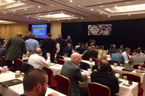 Hundreds gather in Md., hoping to grab piece of planned express lanes projects
