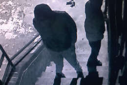 Photos of the suspects taken from surveillance cameras. (Courtesy Baltimore ATF)