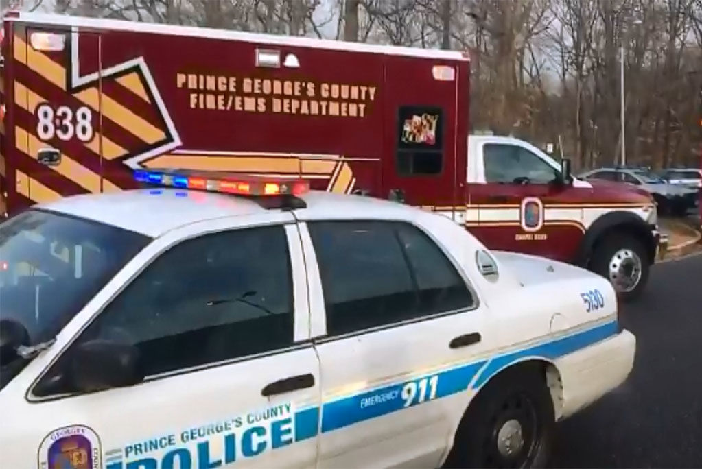 Police in Prince George's County said they are responding Thursday morning to a stabbing at Central High School in Capitol Heights, Maryland. (Courtesy Prince George's County Police)
