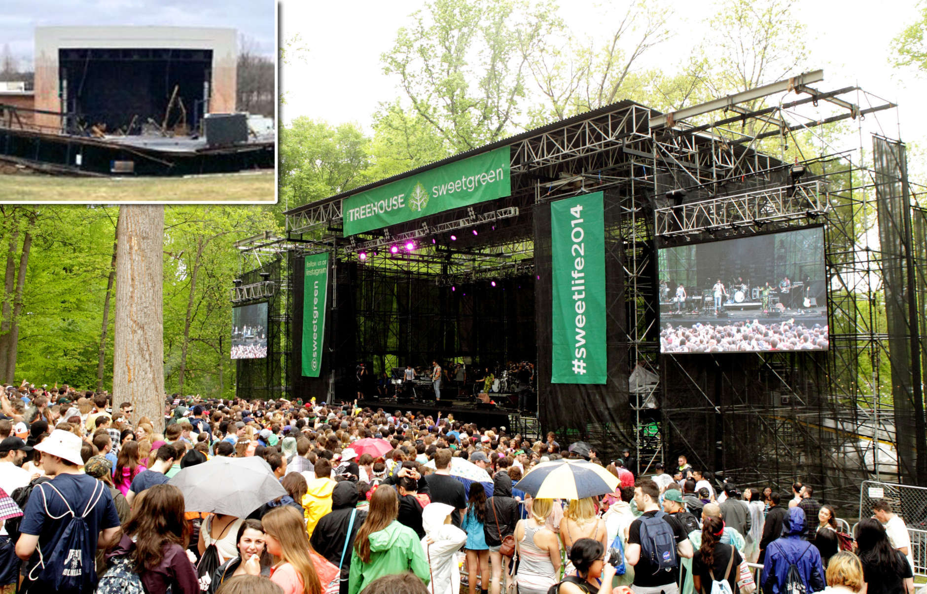 Merriweather Post Pavilion roof collapses WTOP News