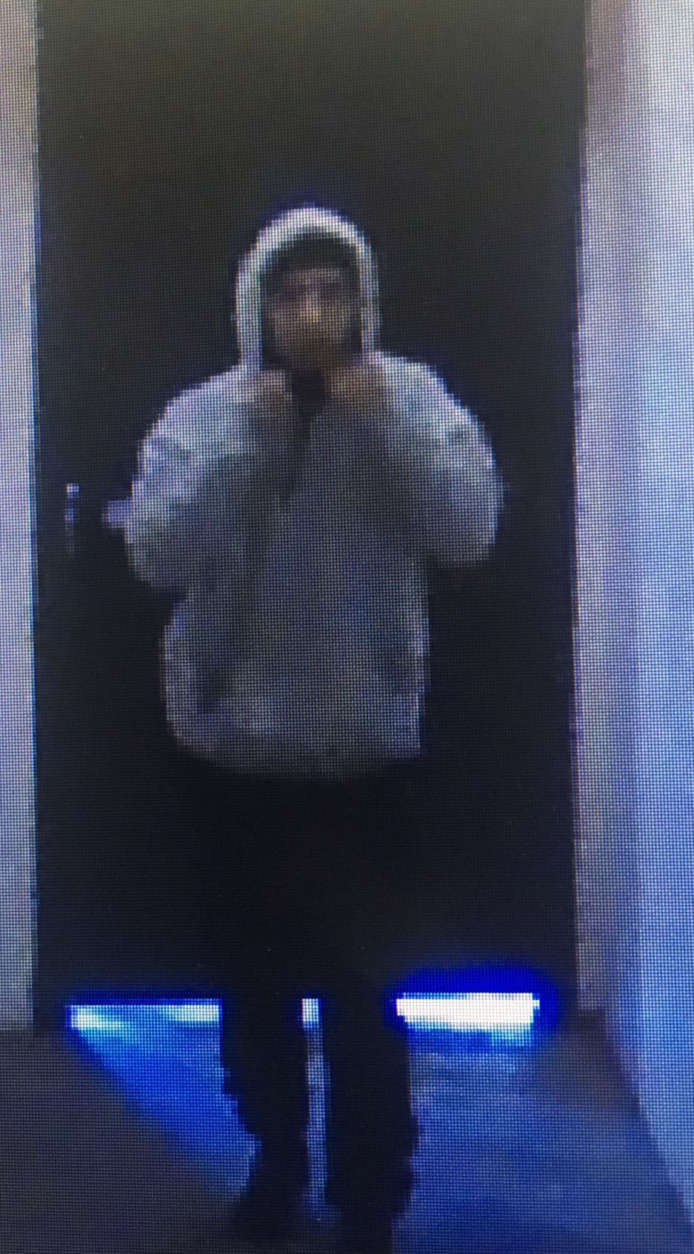 Alexandria police have released images of the suspect they believe forced himself inside a woman's apartment and sexually assaulted her. (Courtesy Alexandria Police Department)