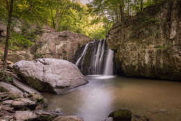 A shot of Kilgore falls in Rock State Park, Hartford County by Travis Foreman. This all-American landscape was the number two photo in the summer category. (Courtesy Maryland Department of Natural Resources)