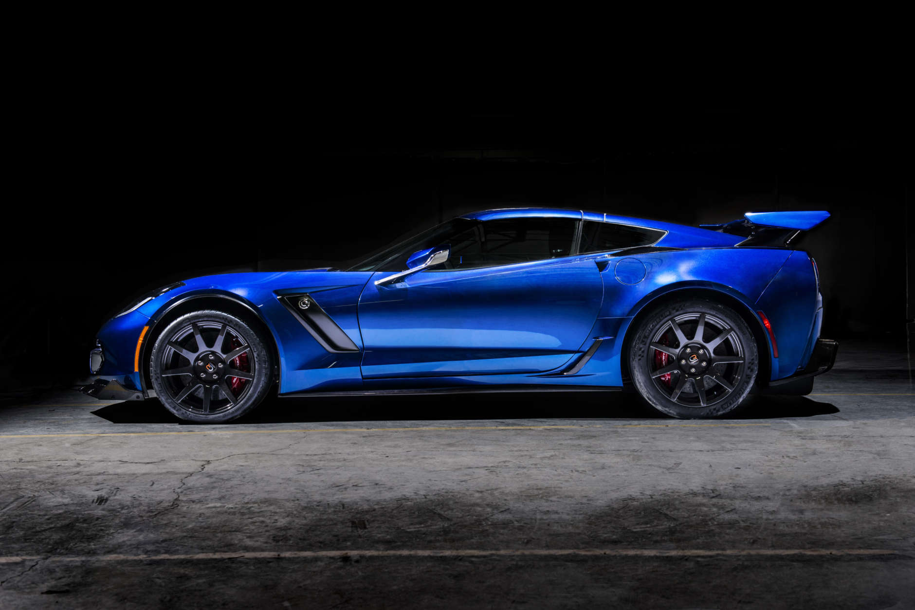 The Genovation GXE is a retrofitted Corvette C7 that is set to be one of the top performing electric cars ever. (Courtesy Josh Scott)