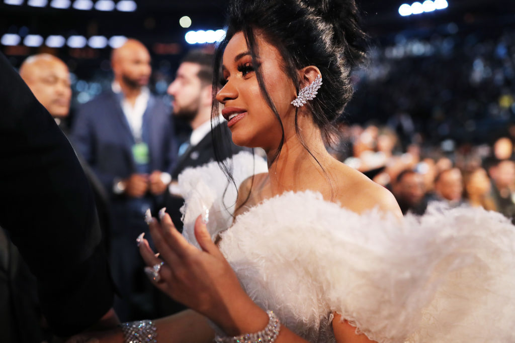 NEW YORK, NY - JANUARY 28: Recording artist Cardi B attends the 60th Annual GRAMMY Awards at Madison Square Garden on January 28, 2018 in New York City.  (Photo by Christopher Polk/Getty Images for NARAS)