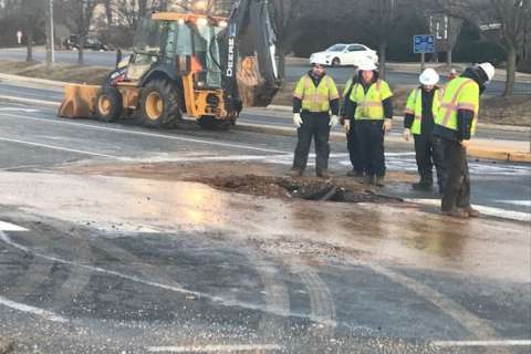 Main break leaves some in Falls Church area with little pressure, no water