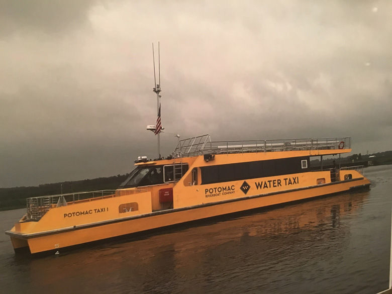 A look at the water taxis ordered by the Potomac River Boat Company. (WTOP/Mike Murillo)
