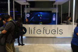 The Reston-based company LifeFuels has won 12 innovation and corporate awards since they launched their concept two years ago. (WTOP/Steve Winter)