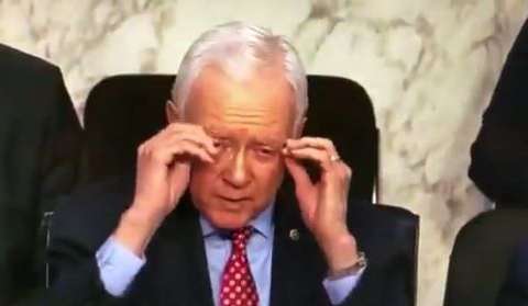 What happened to Sen. Hatch’s glasses? (Video)