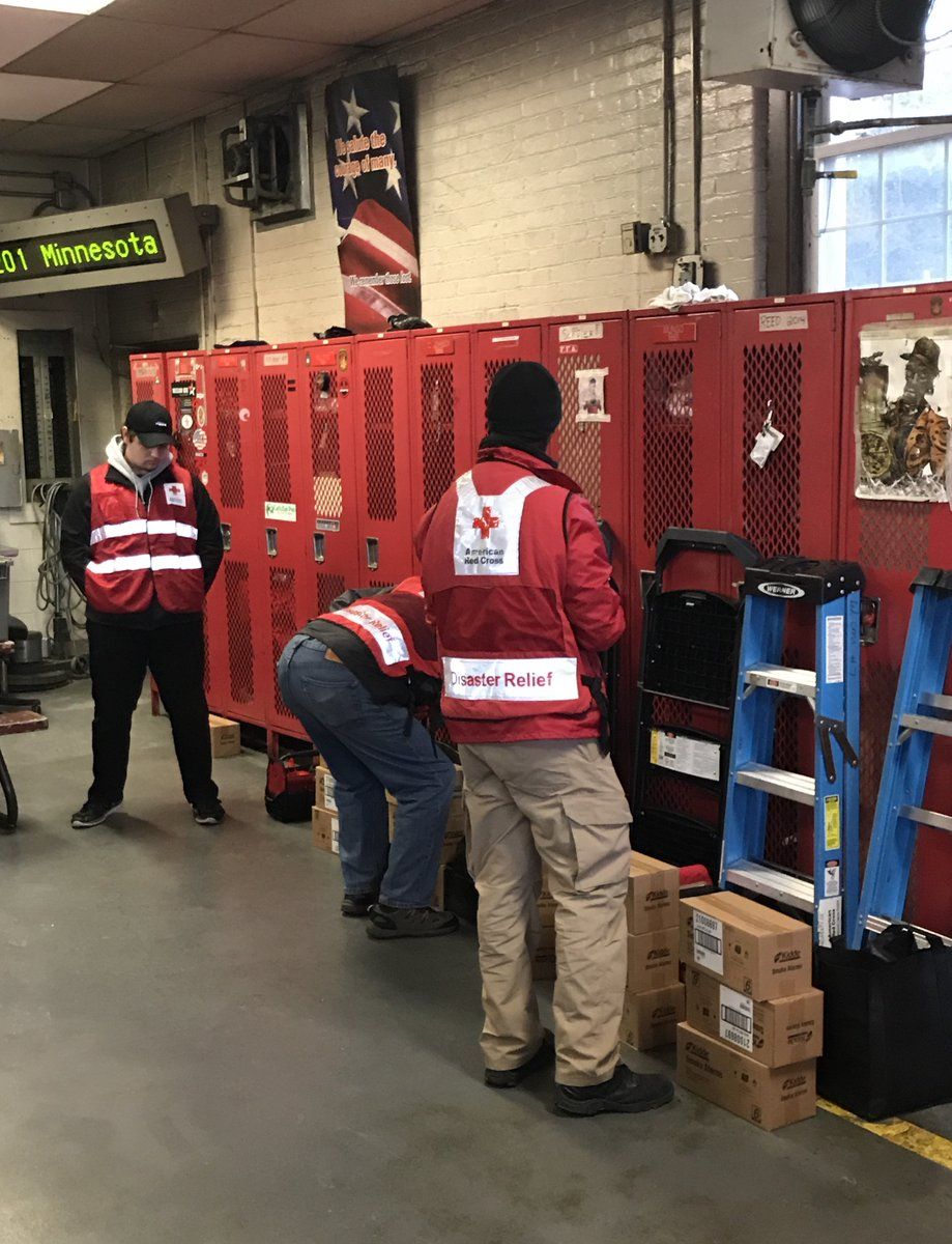 The Red Cross prepares to install smoke alarms throughout Southeast D.C. on Saturday. (Courtesy Paul Carden) 