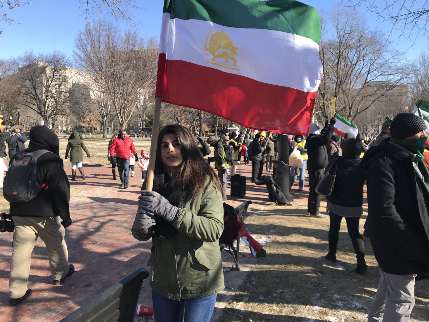 Iran has restricted social media and demonstrators are asking U.S. technology companies to keep the information flowing in the autocratic nation to aid anti-government demonstrators. (WTOP/Dick Uliano) 