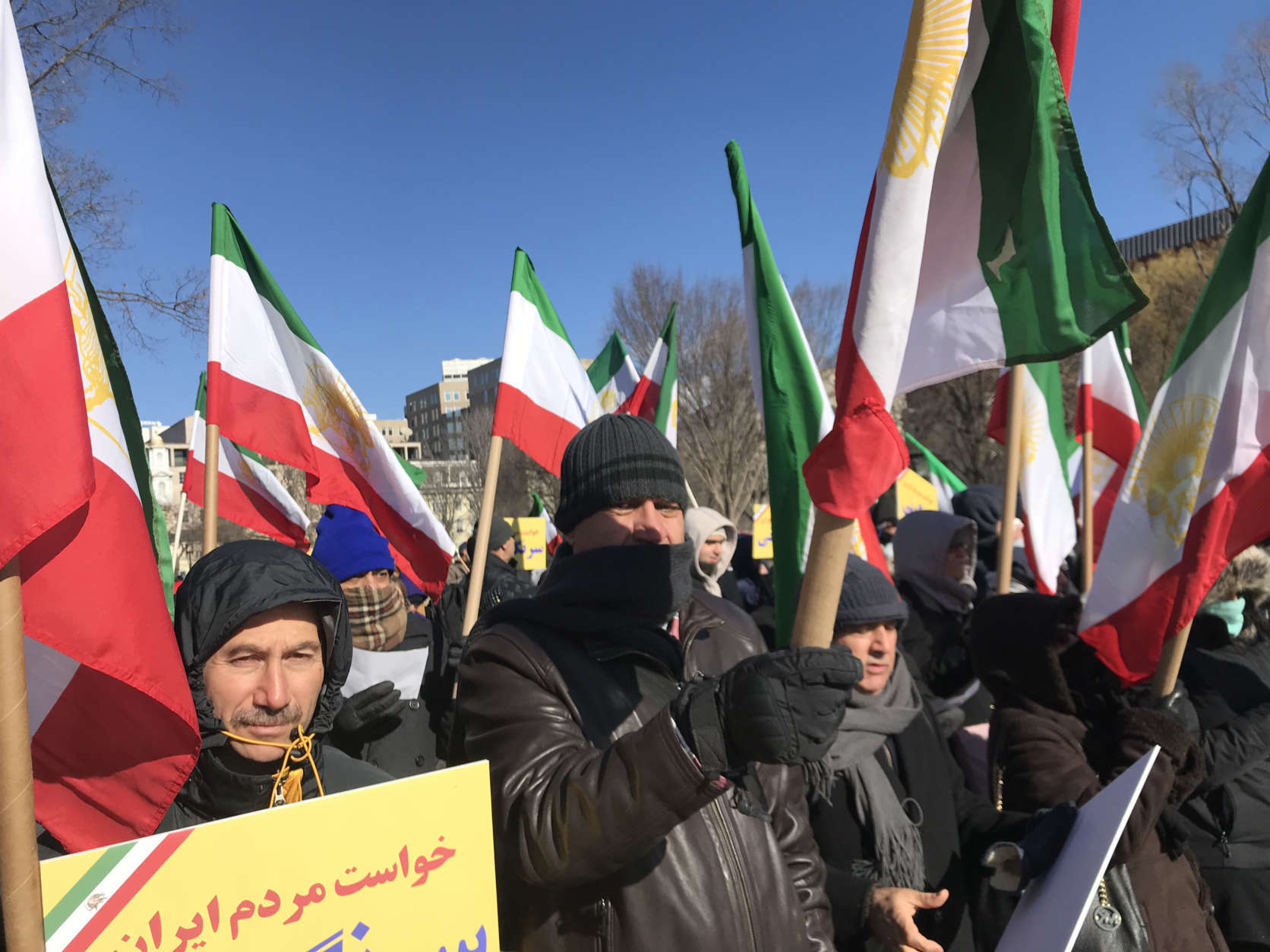 The protests in Iran began December 28 and were sparked by a jump in food prices, but went nationwide with calls to overthrow the Iranian government, according to the Associated Press. (WTOP/Dick Uliano) 