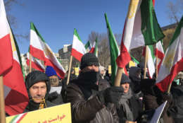 The protests in Iran began December 28 and were sparked by a jump in food prices, but went nationwide with calls to overthrow the Iranian government, according to the Associated Press. (WTOP/Dick Uliano) 