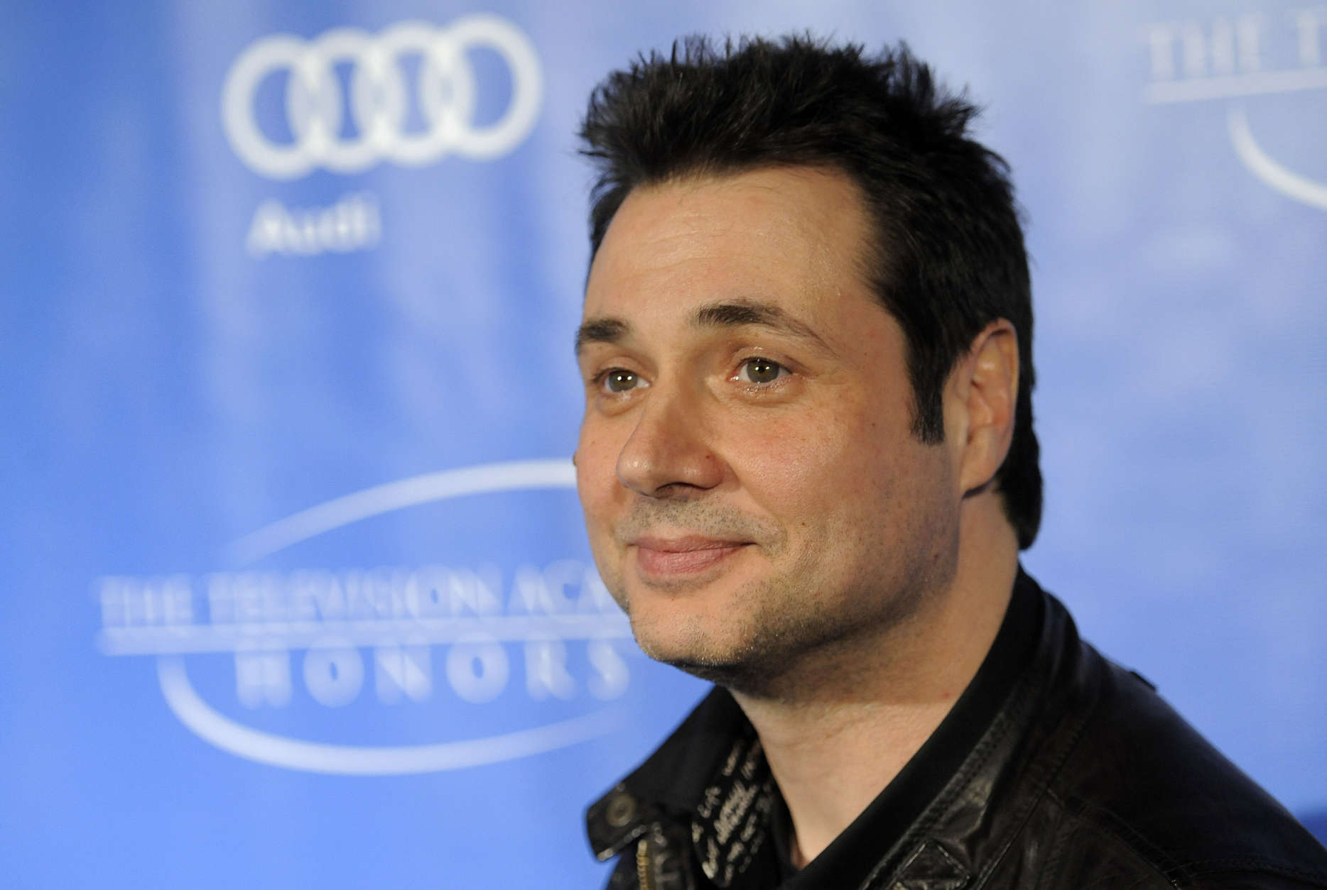 Actor Adam Ferrara poses at the Fifth Television Academy Honors ceremony, Wednesday, May 2, 2012, in Beverly Hills, Calif. (AP Photo/Chris Pizzello)