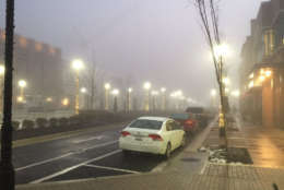 Thick fog and patches of ice complicated the morning commute on Tuesday. (Courtesy NBC Washington)