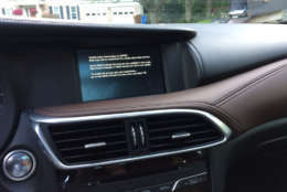Infiniti also added its own 7-inch touchscreen which works well and is easy to use. (WTOP/Mike Parris)
