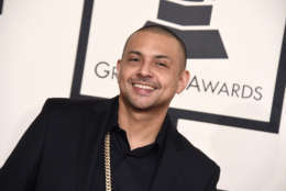 Sean Paul arrives at the 57th annual Grammy Awards at the Staples Center on Sunday, Feb. 8, 2015, in Los Angeles. (Photo by Jordan Strauss/Invision/AP)