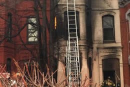 The fire started just before 7 a.m. at a house in the 1200 block of Rhode Island Avenue in Northwest D.C. (Courtesy D.C. Fire and EMS)