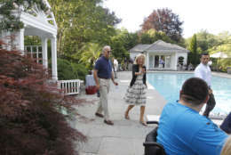 Vice President Joe Biden and Dr. Jill Biden host a barbeque for wounded service members from Walter Reed Army Medical Center outpatients and their families at the Vice President's residence at the Naval Observatory in Washington, Tuesday, May 25, 2010. The service members currently reside at the Mologne House, which offers housing for patients and their families while they undergo rehabilitation and treatment. (AP Photo/Charles Dharapak)