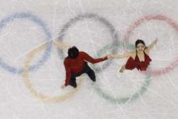 Maia Shibutani and Alex Shibutani of the United States perform during the ice dance, free dance figure skating final in the Gangneung Ice Arena at the 2018 Winter Olympics in Gangneung, South Korea, Tuesday, Feb. 20, 2018. (AP Photo/Morry Gash)