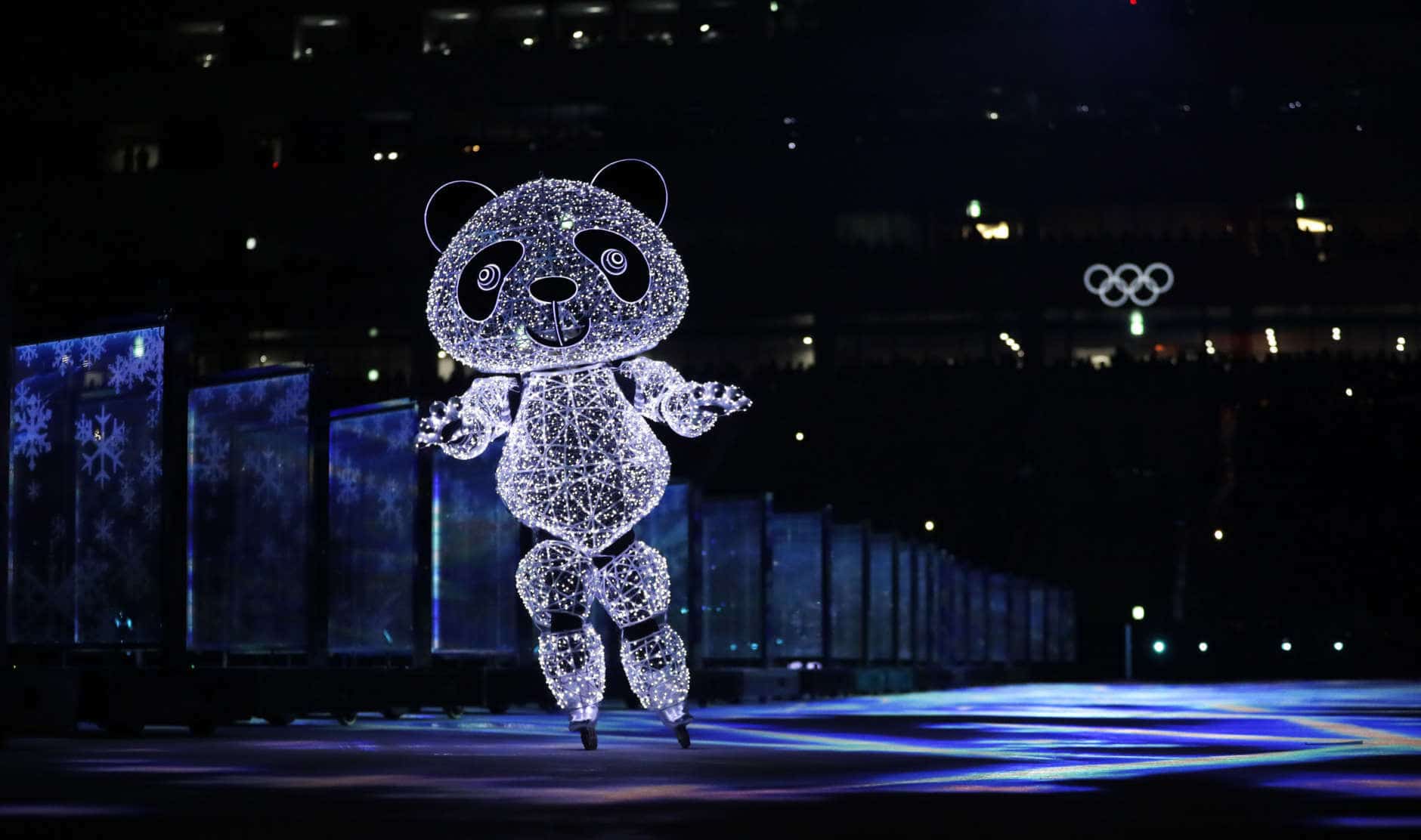 A performer participates during the closing ceremony of the 2018 Winter Olympics in Pyeongchang, South Korea, Sunday, Feb. 25, 2018. (AP Photo/Kirsty Wigglesworth)