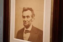 The "cracked plate" photo, taken two months before Lincoln's assassination. (WTOP/Kathy Stewart)