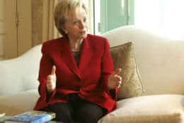 Lynne Cheney, wife of Vice President Dick Cheney, talks about her new book "Blue Skies, No Fences,"  Wednesday, Oct. 17, 2007, at the vice president's residence in Washington. (AP Photo/Lawrence Jackson)