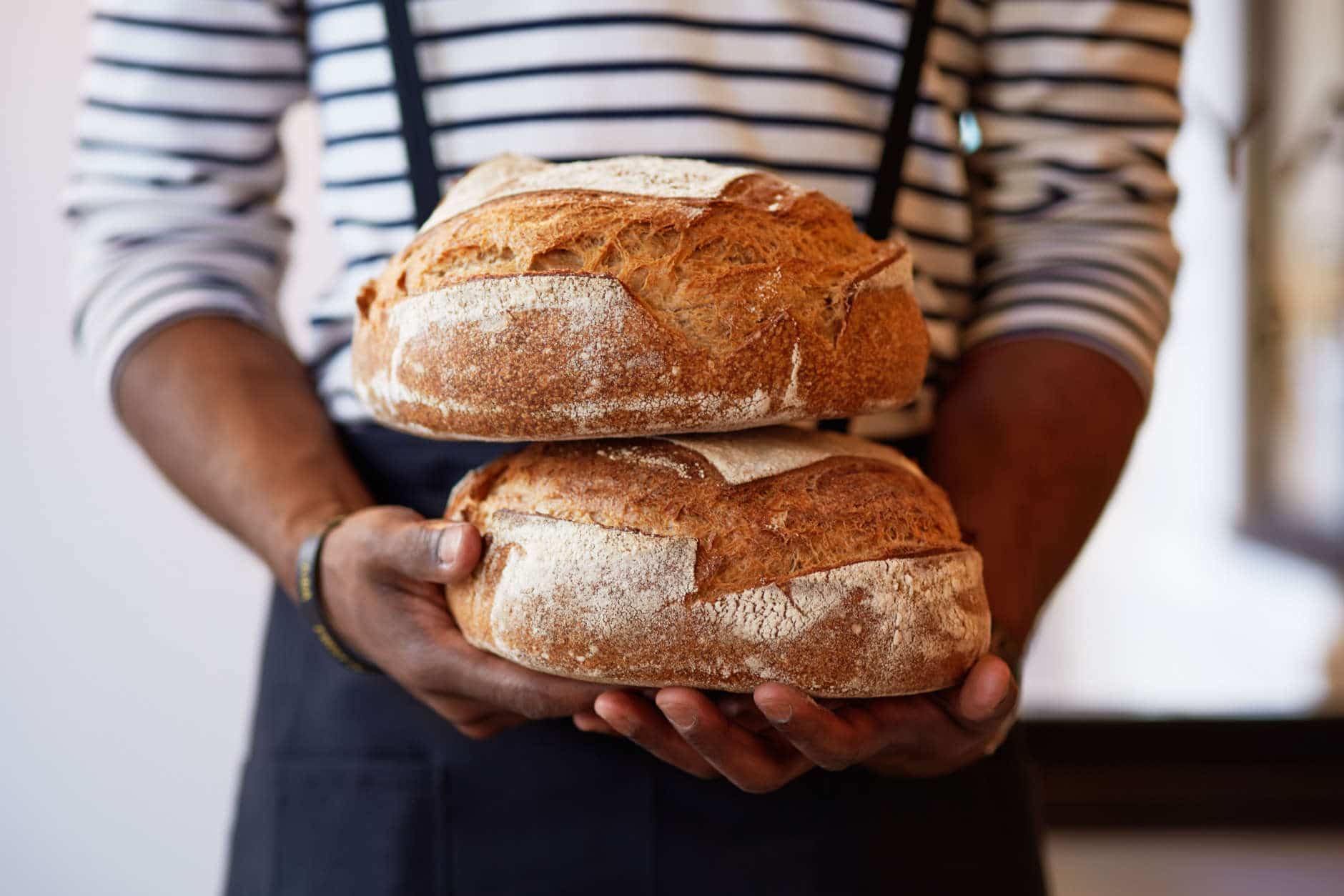  Maison Kayser is known for its bread, which is made using a fermented liquid starter — not yeast. (Courtesy Maison Kayser) 