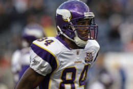 Wide reciever Randy Moss also made it in his first yearof elgibility. Moss burst onto the scene with the Vikings in 1998 and wound up playing for five teams. File. (AP Photo/Stephan Savoia, File)
