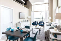 Located on National Harbor's waterfront, many of the condos in The Haven have views of the water and large balconies. The Peterson Companies said units are 10 to 15 percent larger than typical condos in the D.C. area. (Courtesy The Peterson Companies)