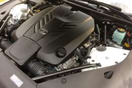 The 5 liter V-8 is a rare engine today as there are no turbos or superchargers. (WTOP/Mike Parris) 