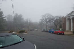 Fog greeted residents around the area early Saturday morning. (WTOP/Will Vitka)